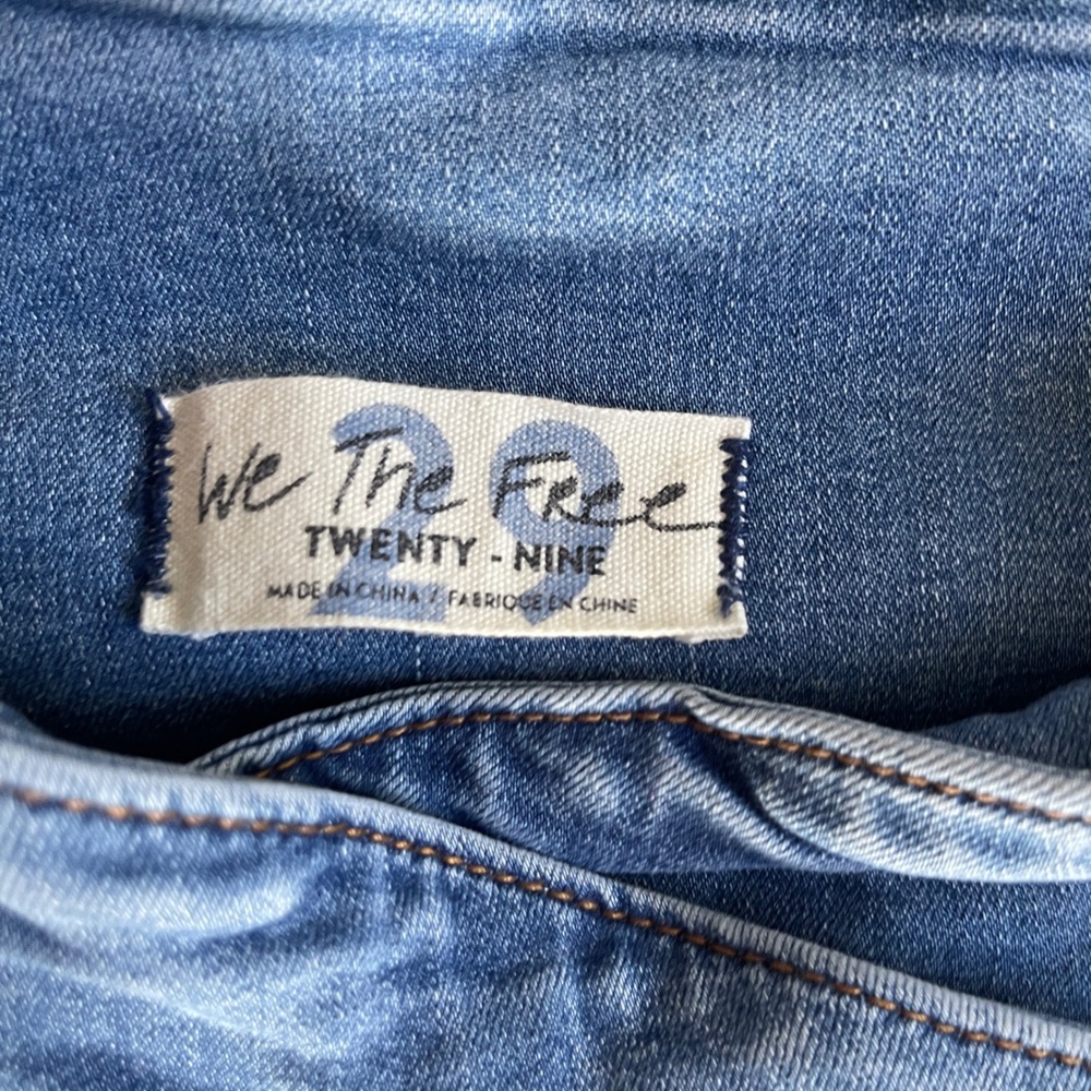 Free People We The Free Venice Beach Flare High Rise Crossover Jeans Womens 29 - Picture 5 of 16